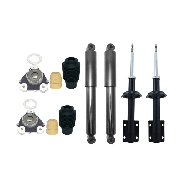 Kit 4 Amortecedor Boxer Jumper Ducato + Kit Coxim Rolamento Coifa Batente 2002 a 2017 Allen Amortecedores