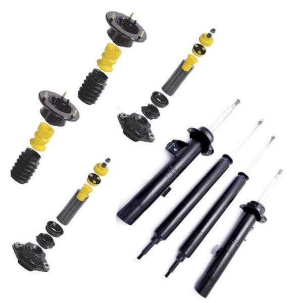 Amortecedor BMW 118 120 130 Dianteiro e Traseiro + Kit coxim x4