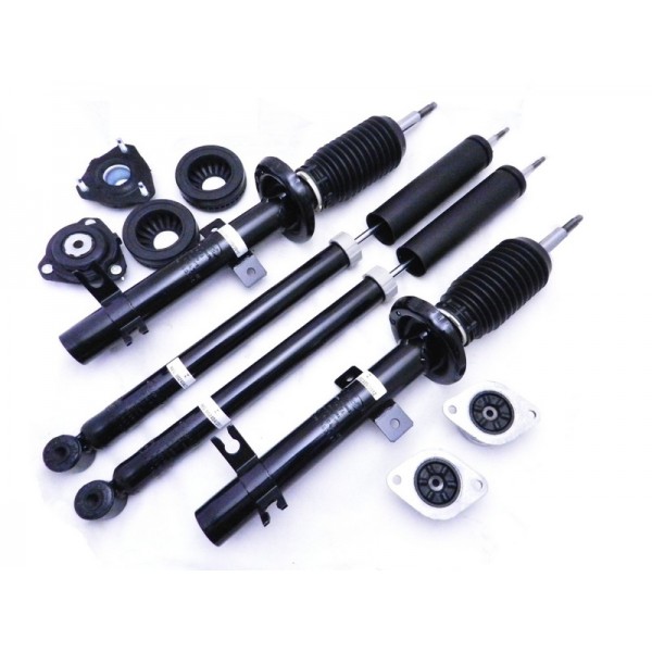 Kit 4 Amortecedor Ecosport + 4 Kit Coxim e Batentes Ecosport 2003 04 05 06 07 08 09 10 11 2012 - Allen Amortecedores