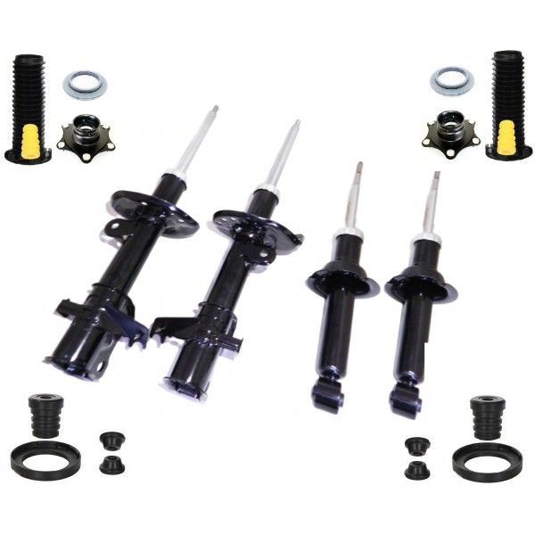 4 Amortecedor + Kit CRV 2012 13 14 15 2016 Allen + Kit Coxim Batente Dianteiro e Traseiro