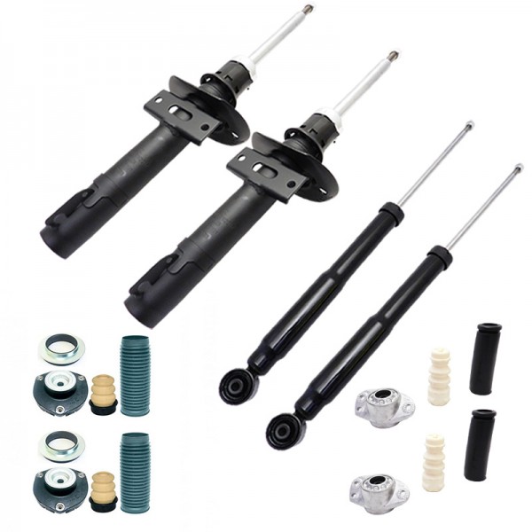 Kit 4 Amortecedor + Coxim Batente Fox Polo e Space Fox  - Allen Amortecedores