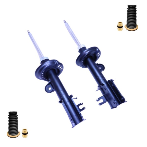 2 Amortecedor + Batente Compass Dianteiro Jeep 2017 A 2021 ALLEN + Kit Batente Coifa