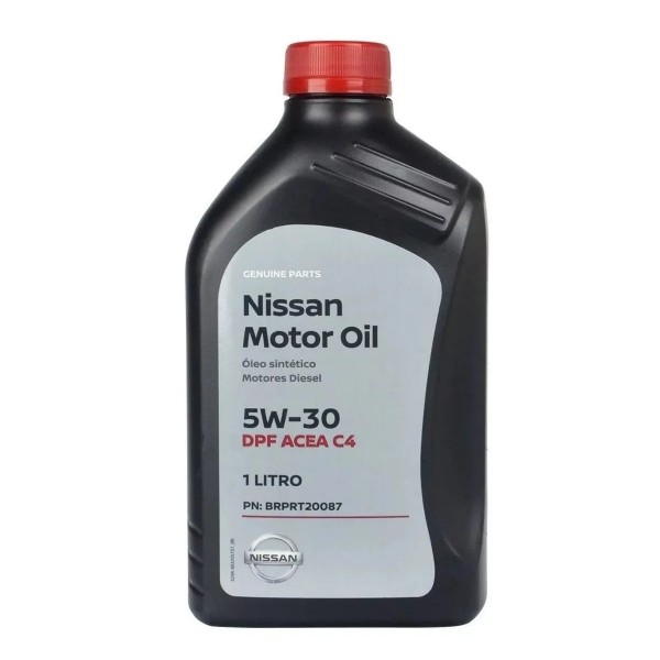 Óleo Lubrificante Sintético Motor Diesel Nissan 5w30 ACEA C4 Original DPF