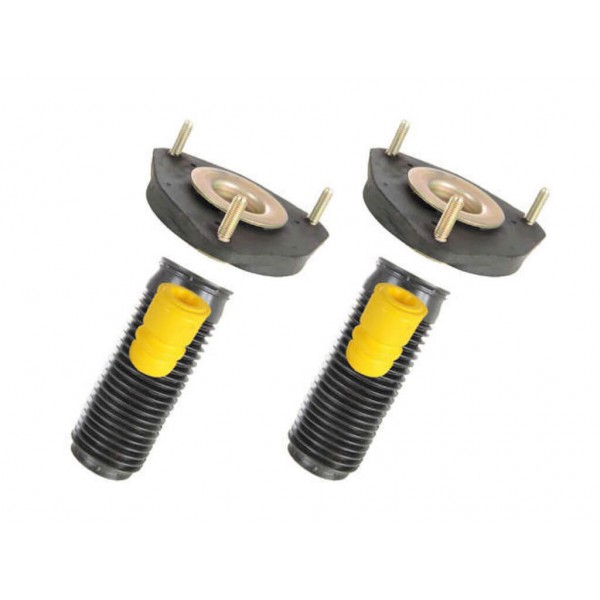 Kit 2x Coxim Batente Coifa Ford Transit 2008 09 10 11 12 13 14 15 - Dianteiro