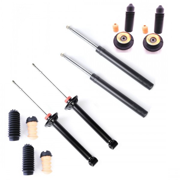 Kit 4 Amortecedor VW Gol G3 G4 2001 a 2008 com Kit Coxim Batente - Dianteiros + Traseiros - Allen Amortecedores - A Gás
