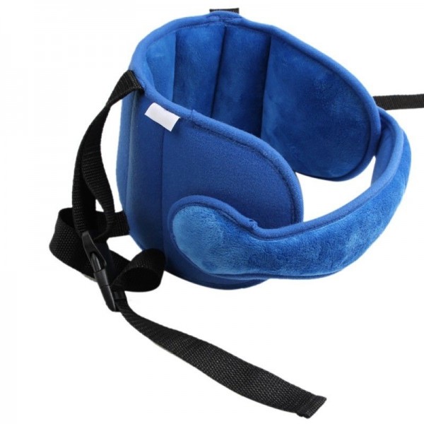 Cinto Apoio de Cabeça para Cadeirinha de Bebê ou Criança Azul