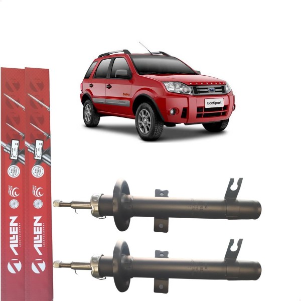 Kit 2 Amortecedor Ecosport 2003 a 2012 Dianteiro Allen Amortecedores