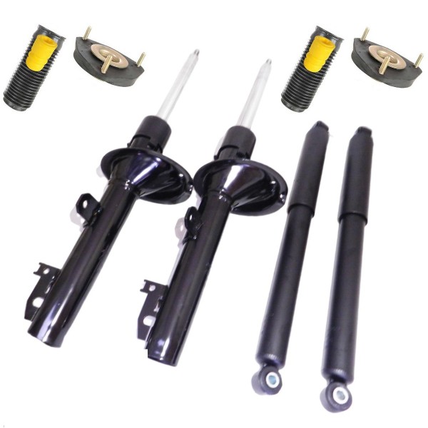 4 Amortecedor + Coxim Transit 08 a 13 2009 2010 2011 2012 Dianteiro e Traseiro Allen + Kit Coxim