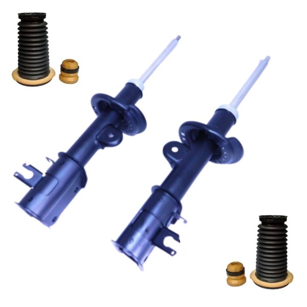 2 Amortecedor Batente Toro Flex e Diesel Dianteiro Allen + Batente Coifa