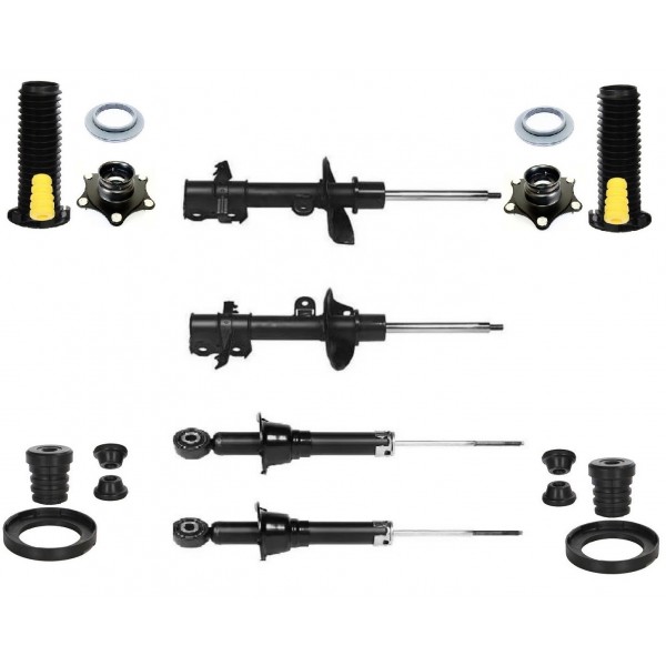 4 Amortecedor + Kit CRV 2007 08 09 2010 2011 Allen + Kit Batente Dianteiro e Traseiro