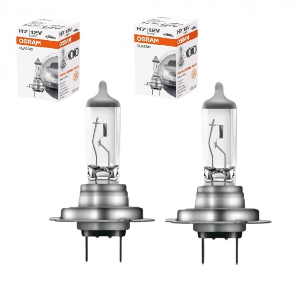 Kit 2 Lâmpadas H7 12v 55w Classic Line Osram Carro Moto