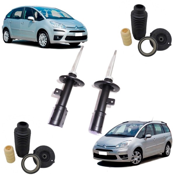 Amortecedor Dianteiro C4 Picasso 09/13 Par c/ Kit Coxim