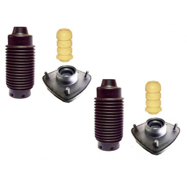 Kit 2x Coxim Batente Coifa Peugeot 106 Dianteiro