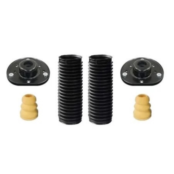Kit 2 Coxim + Batente +  Coifa Freelander Evoque Fusion do Amortecedor Dianteiro Land Rover