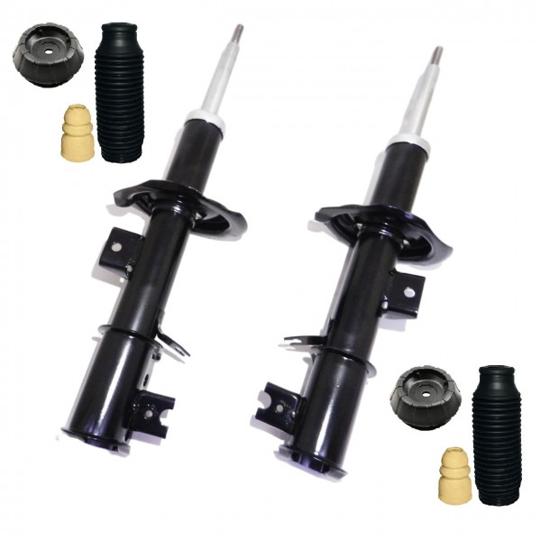 Kit 2 Amortecedor Suzuki SX4 Dianteiro 2010 11 12 13 14 2015 SenSen + Kit Coxim Batente e Coifa