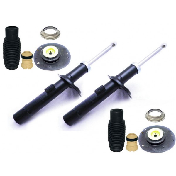 Kit 2 Amortecedor Peugeot 206 com Coxim Batente e Coifa Dianteiro