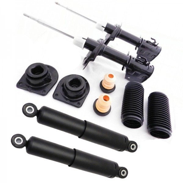 Kit 4 Amortecedor Fiat Palio Weekend 1996 A 2000 com Coxim Batente Coifa - Dianteiro e Traseiro - Allen Amorteced