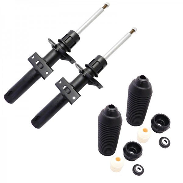 Kit 2 Amortecedor Polo Virtus T-Cross Nivus + Coxim Batente e Coifa - Dianteiro - Allen Amortecedores