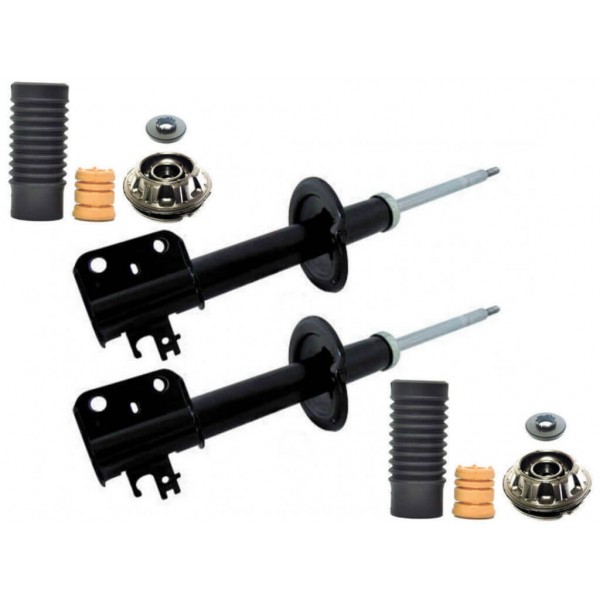 Kit 2 Amortecedor Toyota Etios Cross 2013 A 2018 + Kit Coxim Batente e Coifa - Dianteiro - Allen Amortecedores