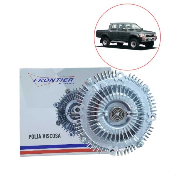 Polia Viscosa Toyota Hilux Aspirada