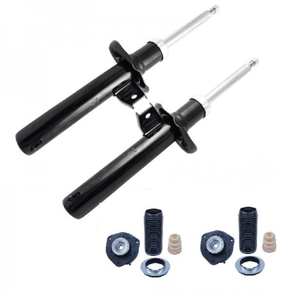 Kit 2 Amortecedor + Coxim Batente Tiguan 2010 a 2016 Dianteiro Allen Amortecedores