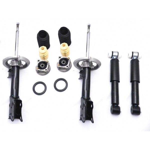 Kit 4 Amortecedor Classe A A160 A190 98 a 2005 + 2 Kit Coxim Batente Rolamento Dianteiro