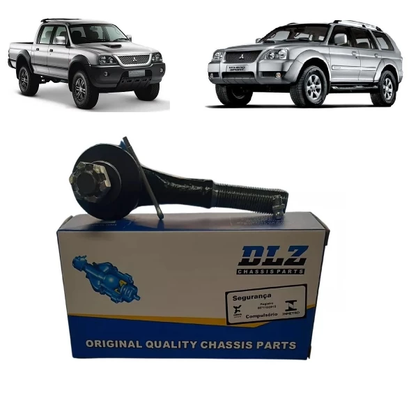 Terminal Direção L200 Sport Outdoor 2003 A 2010 Pajero Sport Externo Curto