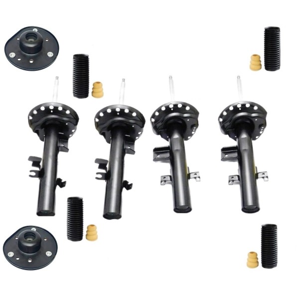 Kit 4 Amortecedor Freelander 2  2007 08 09 10 a 2015 Completo Coxim Batente