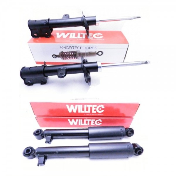 Kit 4 Amortecedor Hyundai Santa Fe e Sorento 2010 A 2013 Willtec Dianteiro e Traseiro