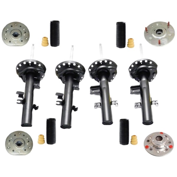 4 Amortecedor Freelander 2 + 4 Coxim Batente Land Rover 2007 08 09 2010 11 12 2013 14 2015 Kit Completo