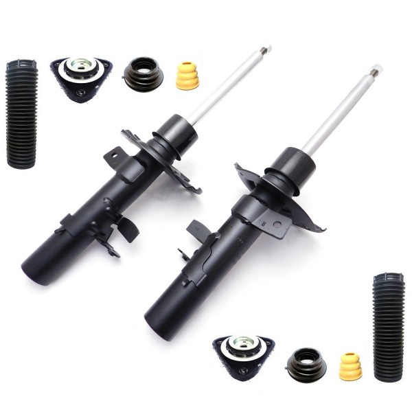 Kit 2 Amortecedor + Coxim Batente Ford Focus 2013 14 15 16 17 18 19 - Dianteiro - Allen