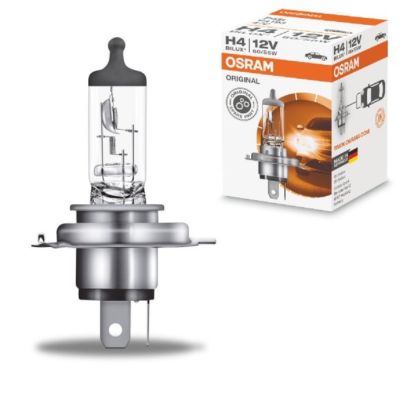 Lâmpada H4 12v 60/55w Bilux Original Osram Made in Germany