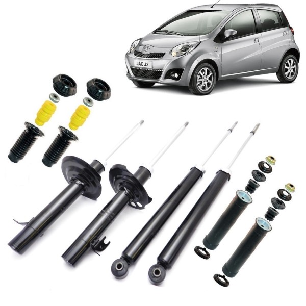 Amortecedor JAC J2 2012 13 14 15 2016 os 4 com Kit Coxim