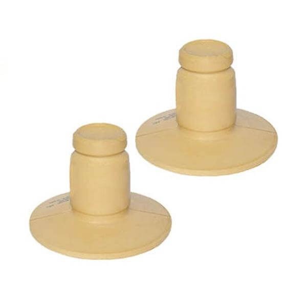 Par Kit Batente Meriva - Traseiro - SteelParts / V8