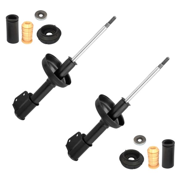 2 Amortecedor + Coxim Kangoo 98/12 99 2000 a 2012 Allen + Kit Batente Dianteiro