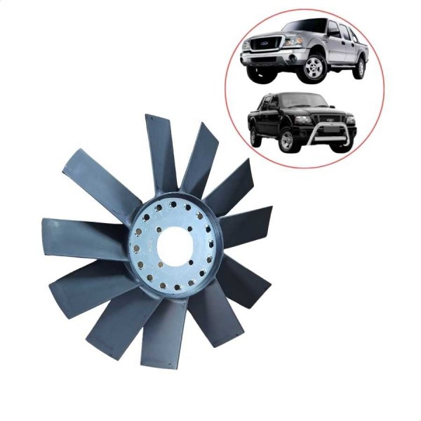 Hélice Do Radiador Ford Ranger 2009 2006 2007 08 2010 2012 3.0