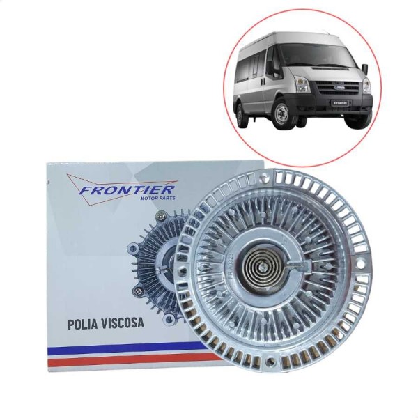 Polia Viscosa Frontier Ford Transit 2.4 16v Turbo Diesel