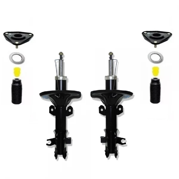 Kit 2 Amortecedor + Coxim Batente Cielo 2010 2011 Dianteiro Allen Amortecedores