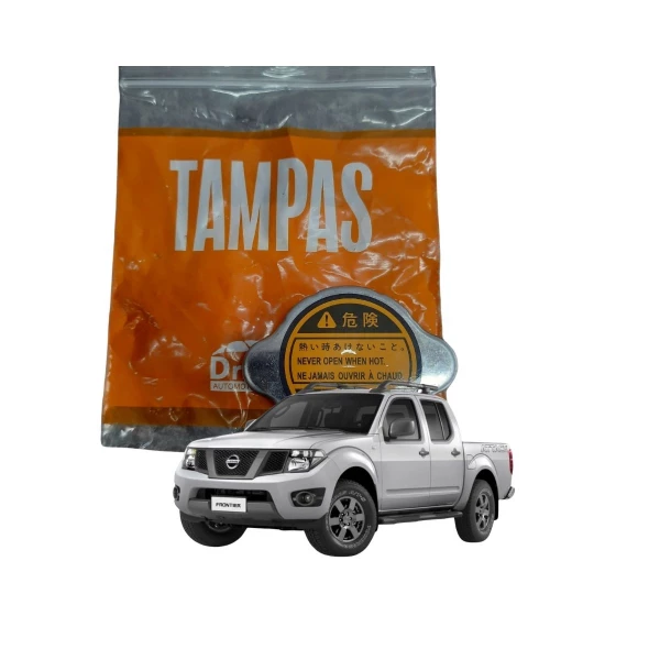 Tampa Radiador Frontier 2.5 16V 2008 a 2016 0,9 Bar