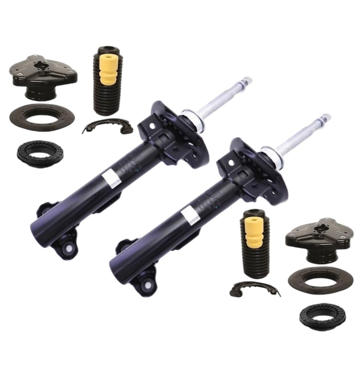 Kit Amortecedor Mercedes C180 C200 2011 2012 2013 08 a 14 + Coxim Batente Dianteiro