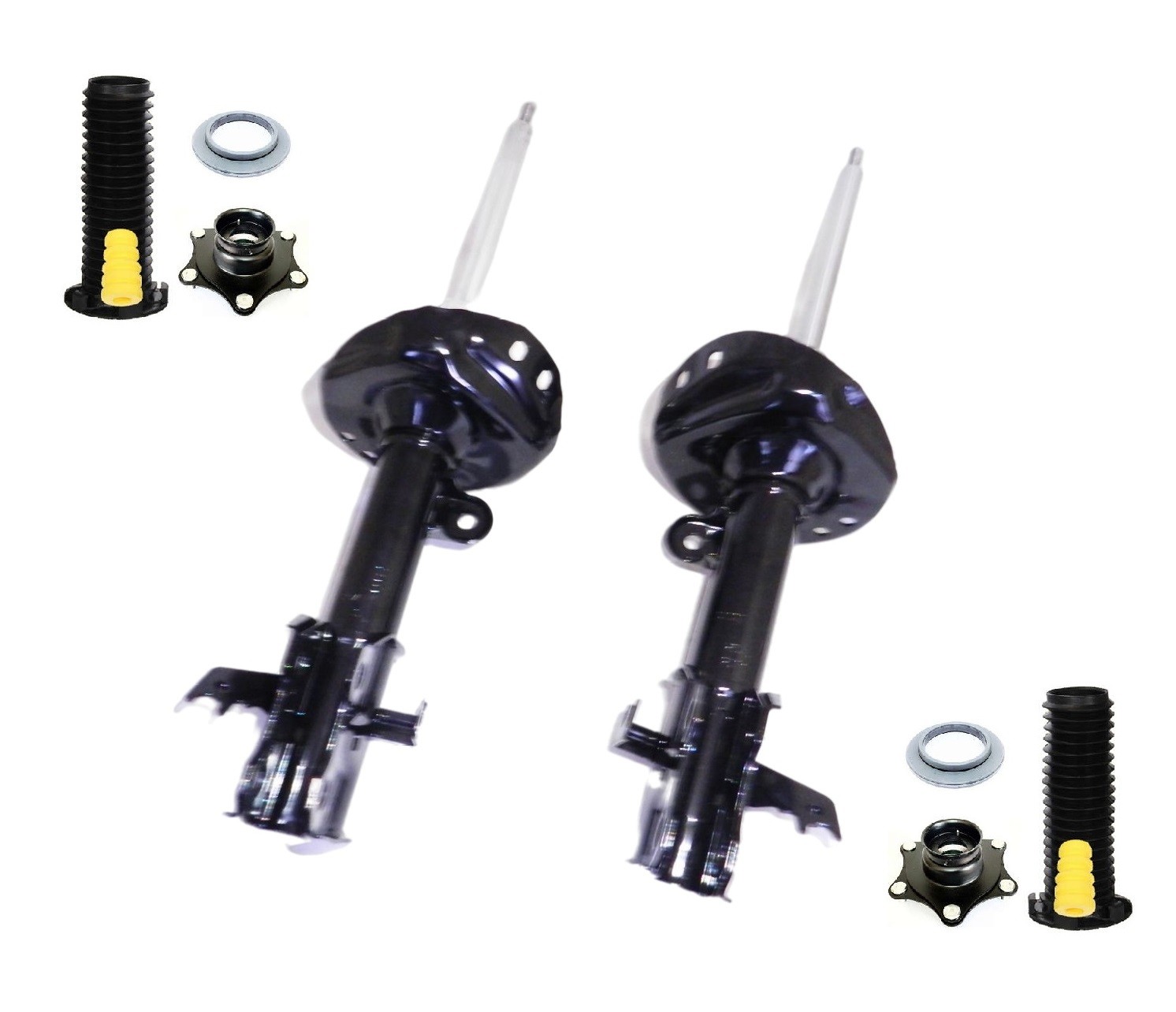 2 Amortecedor + Coxim CRV 4x2 2012 13 2014 2015 Allen + Kit Coxim  Completo Dianteiro