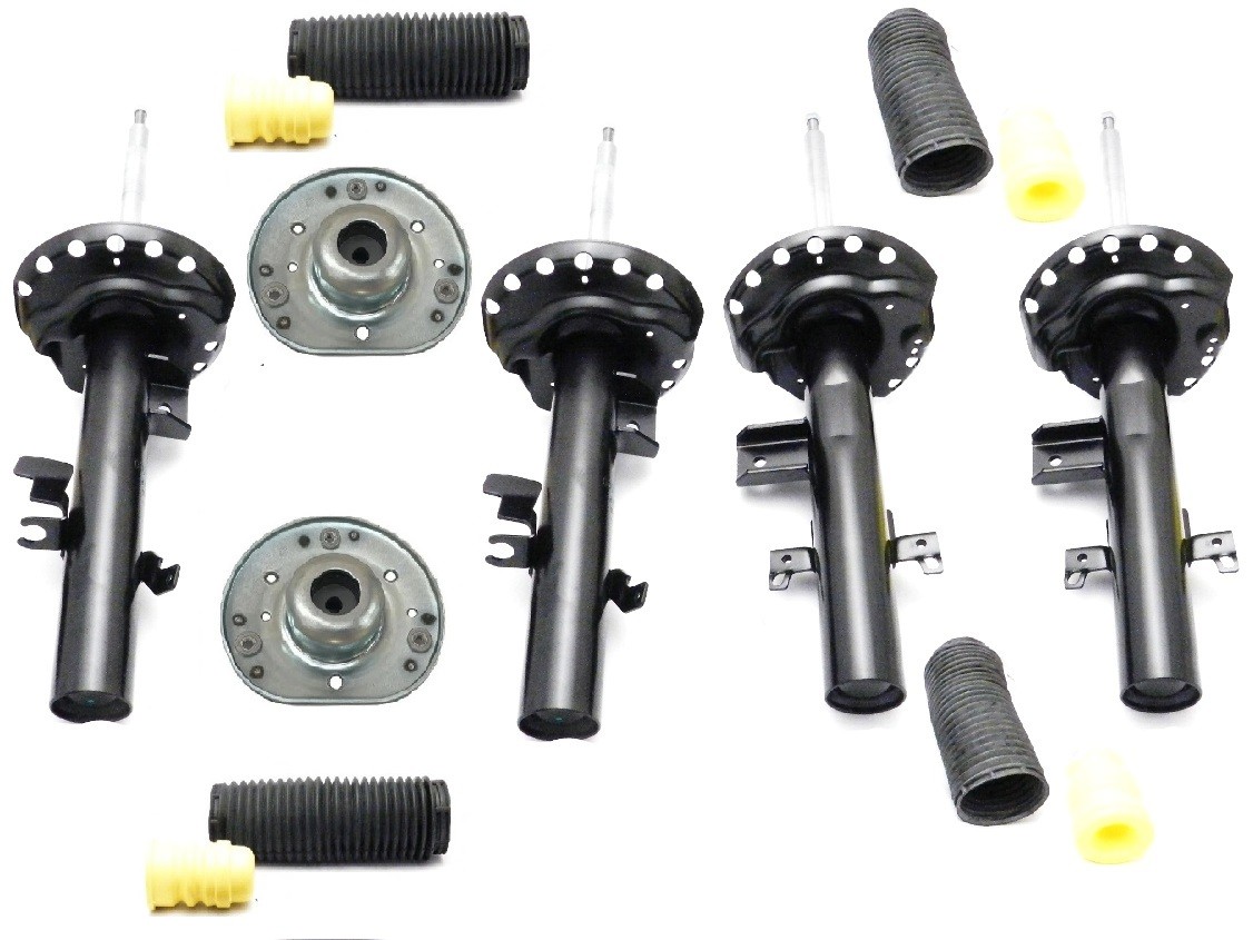 Kit 4 Amortecedor + 4 Kit Batente Land Rover Freelander 2 2007 08 09 10 11 12 13 14 15 Par Diant Tras