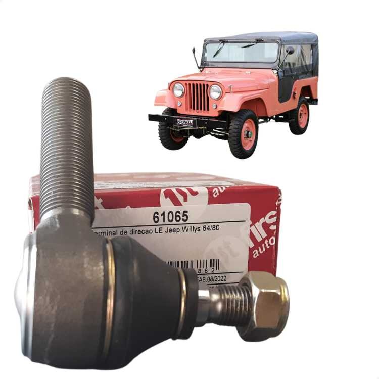 Terminal Ponteira Direção Jeep Willys Rural F75 Esquerdo