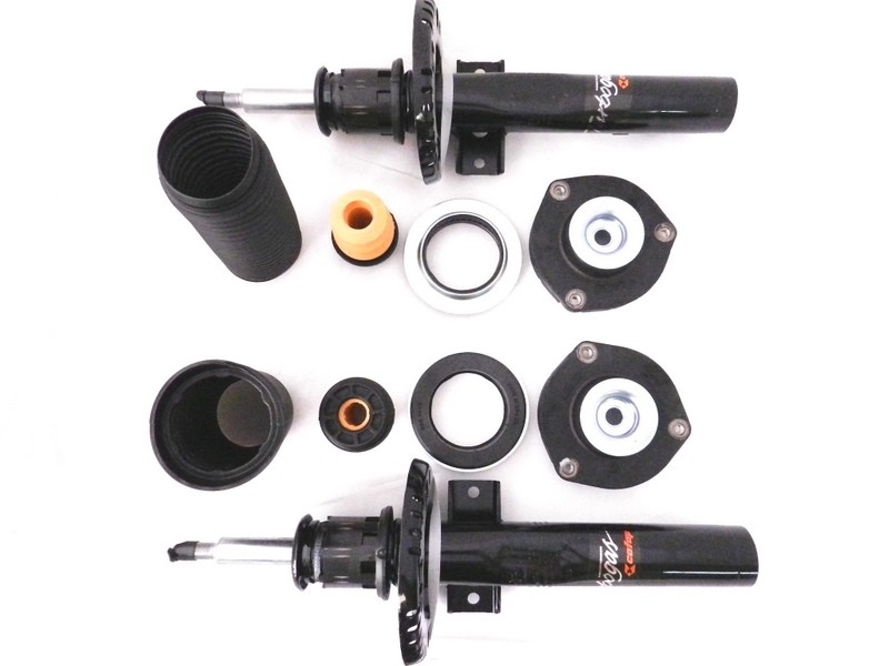 Kit 2 Amortecedor Cofap Fox Polo Spacefox + 2 Kit Coxim Batente Dianteiro