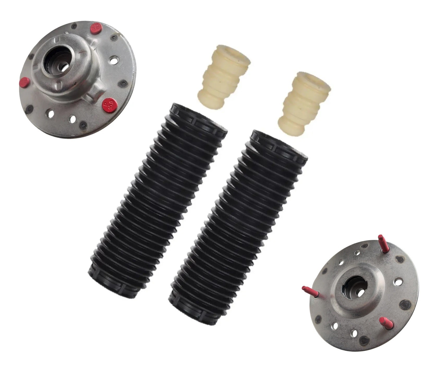Kit Coxim Land Rover Freelander 2 Evoque Batente e Coifa Traseiro
