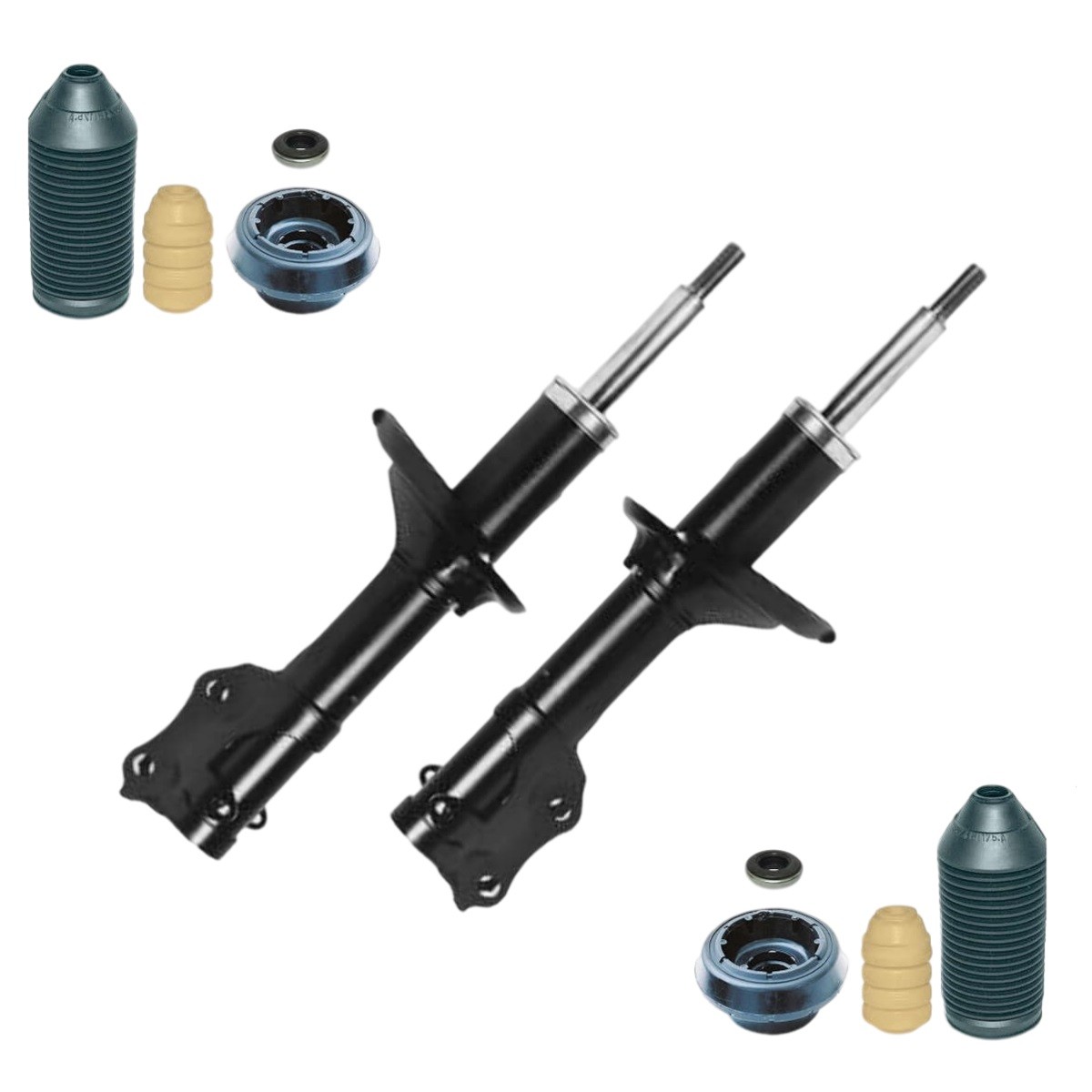 2 Amortecedor + Kit Coxim Passat e Passat Variant 1.8, 2.0 e 2.8 VR6 Dianteiro Allen Amortecedores
