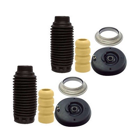 Kit 2x Coxim Batente Rolamento Citroen C3  para Amortecedor Dianteiro