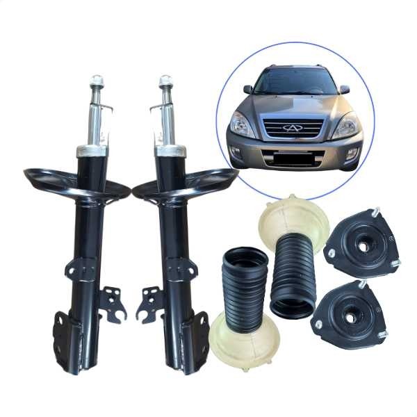 Amortecedor Dianteiro Chery Tiggo Kit Coxim 2012 2013 2014 2015 Par