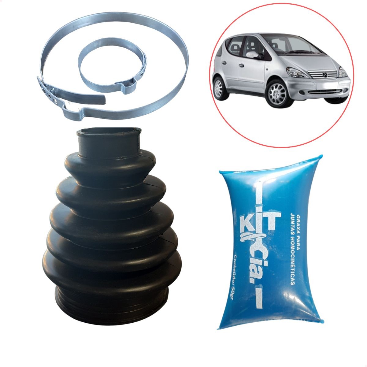 Kit Coifa Homocinética Roda Mercedes 160 2005 04 2003 02 01