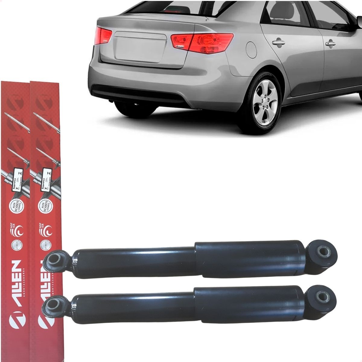 Amortecedor Traseiro Veloster Cerato 2009 2010 2011 2012 2013